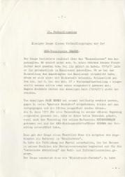 Zeugenaussage des SPD-Vorsitzenden und früheren Bundeskanzlers Willy Brandt vor dem 4. Strafsenat des Oberlandesgerichtes Düsseldorf, [1.10.1974]