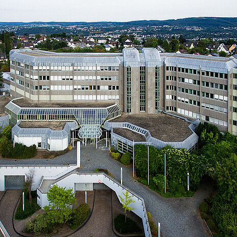 Luftbild des Standortes Koblenz, 2016 Luftbild des Standortes Koblenz aus Westen, 2016