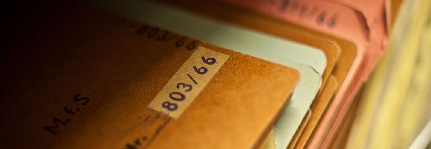 Akten im Stasi-Unterlagen-Archiv Akten im Stasi-Unterlagen-Archiv