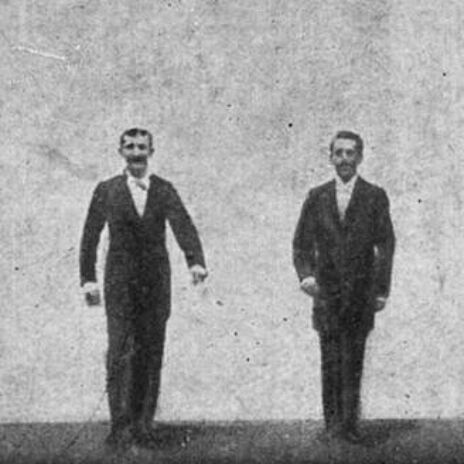 Filmstreifen Filmstreifen aus dem ersten Film der Brüder Max Skladanowsky und Emil Skladanowsky