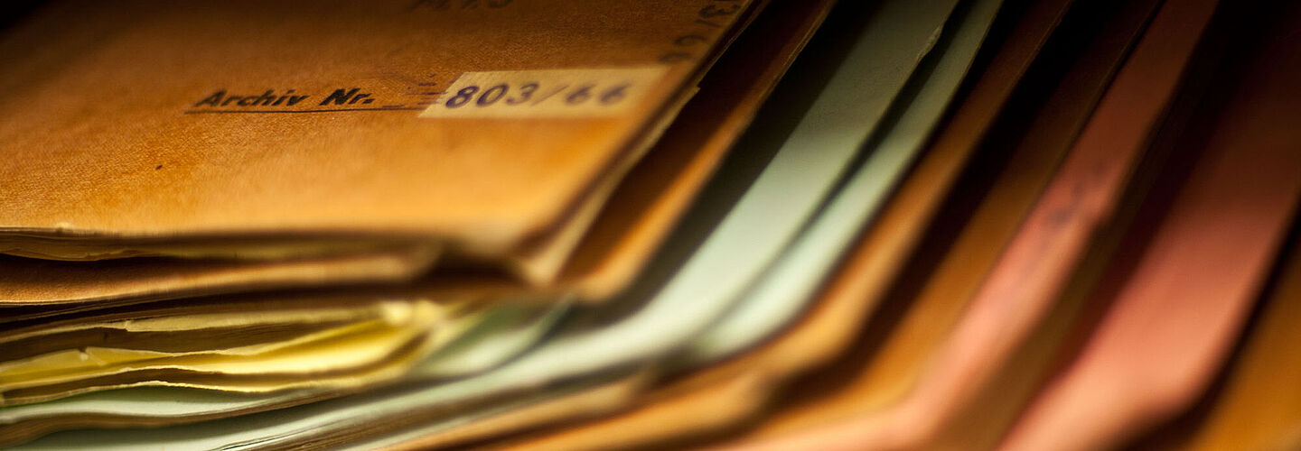 Akten im Stasi-Unterlagen-Archiv Akten im Stasi-Unterlagen-Archiv