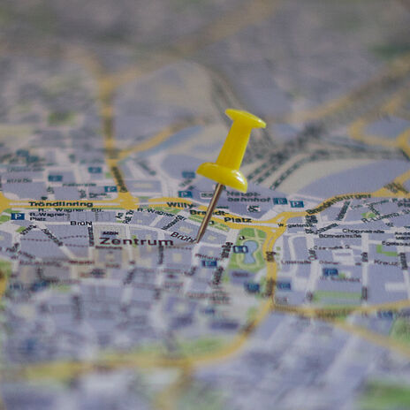 standorte_pin Karte mit Pin. Standorte des BStU